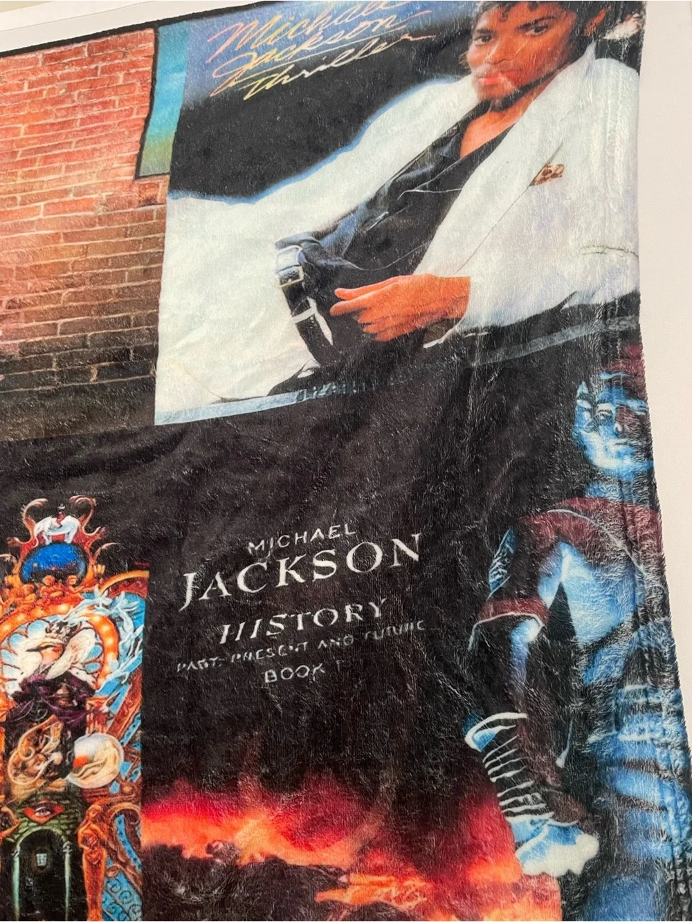 Album Collage Plush Throw Blanket - Multicolor